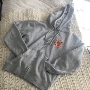 Grey Santa Cruz Zip Up